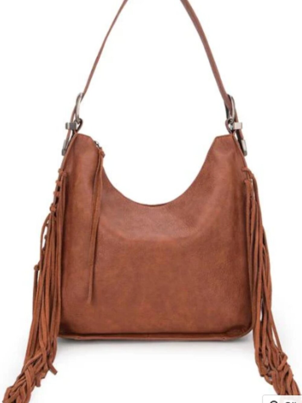 Floral Tooled Hobo Bag-Montana West, Brown NWT